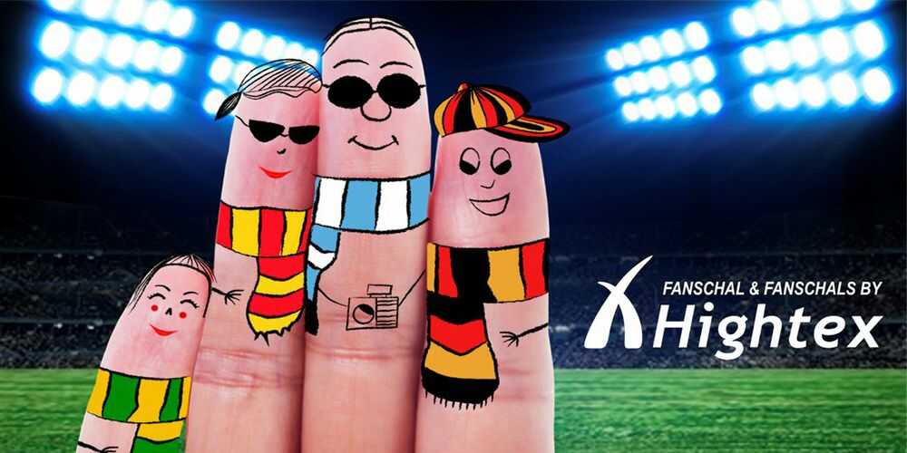 Mottoschals kaufen vom Fanschal Hersteller - Fanschalstrickerei